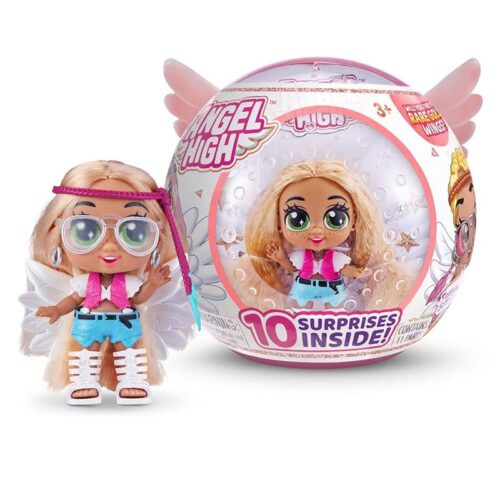 Angel High bola con muñeca Cara-Mello de 8 cm y varias sorpresas