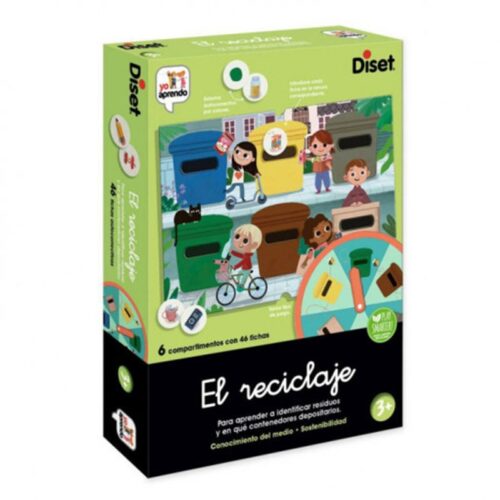 Yo Aprendo el Reciclaje un juego educativo con 46 fichas de Diset