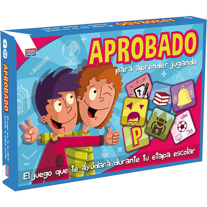 Juego de mesa Aprobado con el que aprender jugando en tu etapa escolar