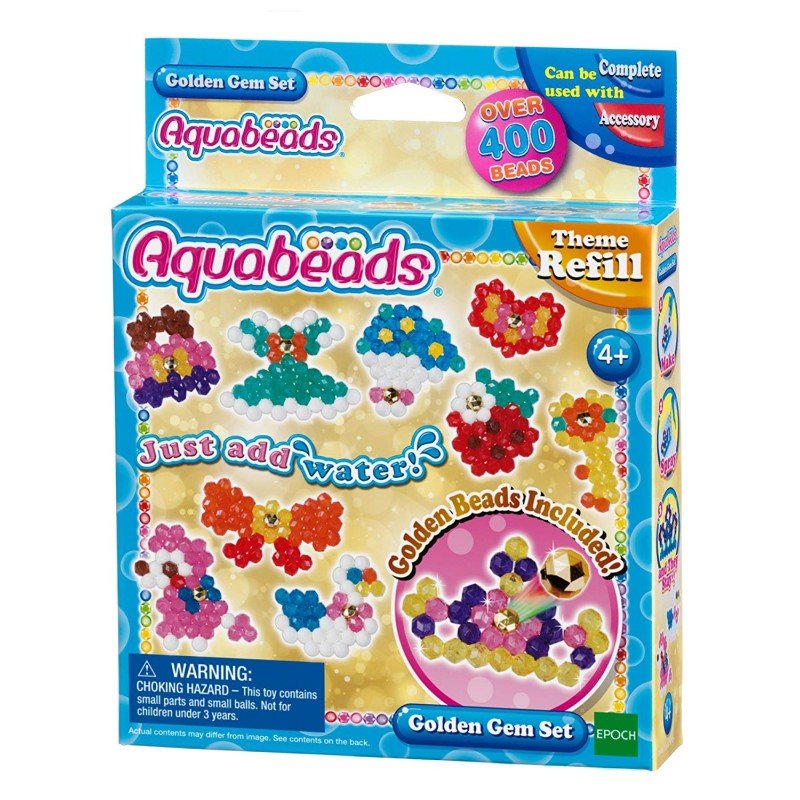 Aquabeads Set Gemas Doradas - Epoch 31048