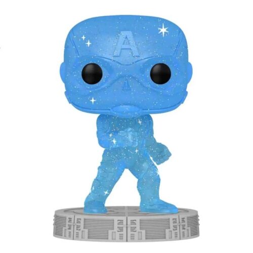 Funko POP! Arts Series 46 Capitán América azul Marvel Infinity Saga