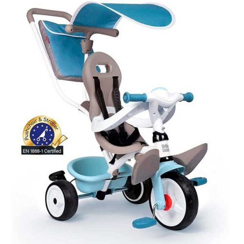 Triciclo Baby Balade Azul Evolutivo con Freno de Smoby