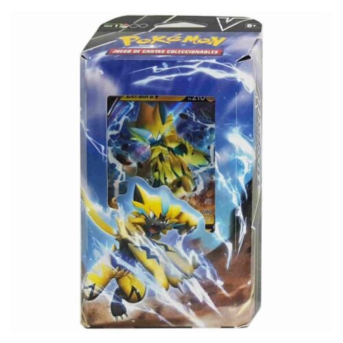Baraja de combate Zeraora V de Pokémon TCG en español con carta promo