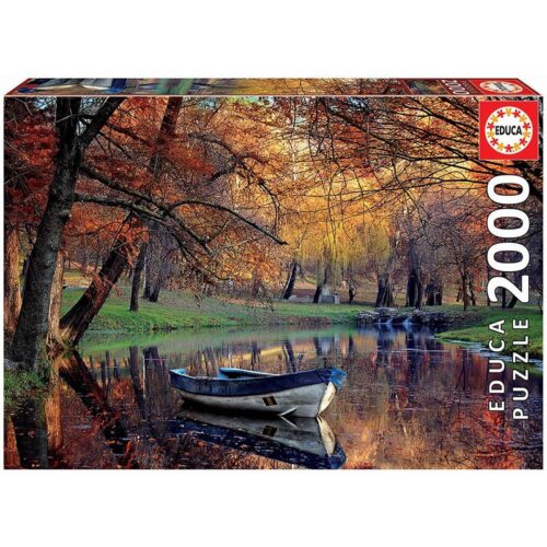 Puzzle 2000 piezas barca en el lago de 96 x 68 cm de Educa 19275
