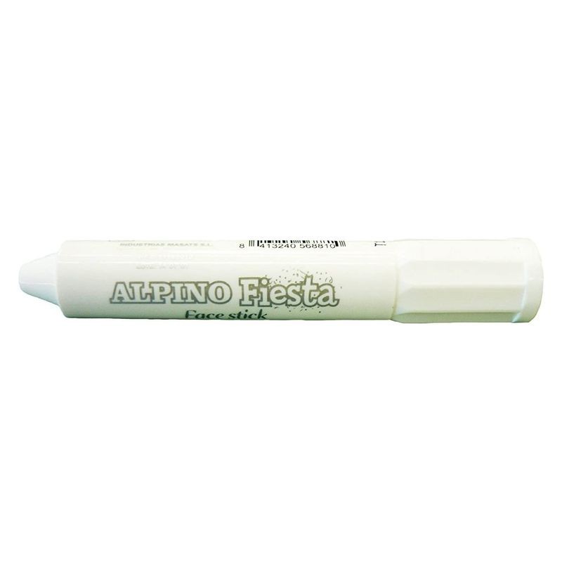 Barra de maquillaje color blanco Alpino Fiesta face stick de 5 gr