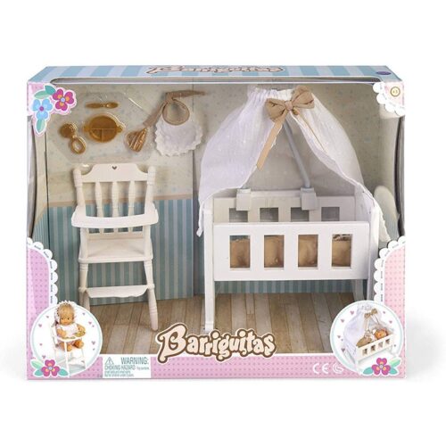 Barriguitas Habitacion cuna, silla trona y accesorios de FAMOSA