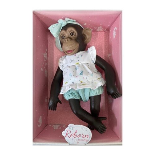 Bebé mono con ropita infantil y pasada en color verde agua 3373