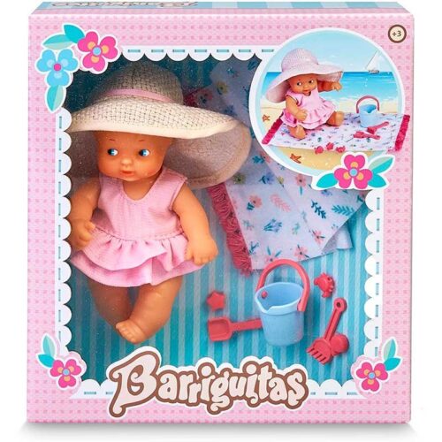 Muñeca Barriguita set playa con accesorios. Famosa 7.16221