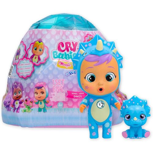 Bebés Llorones lágrimas mágicas Icy World Dinos con muñeca sorpresa
