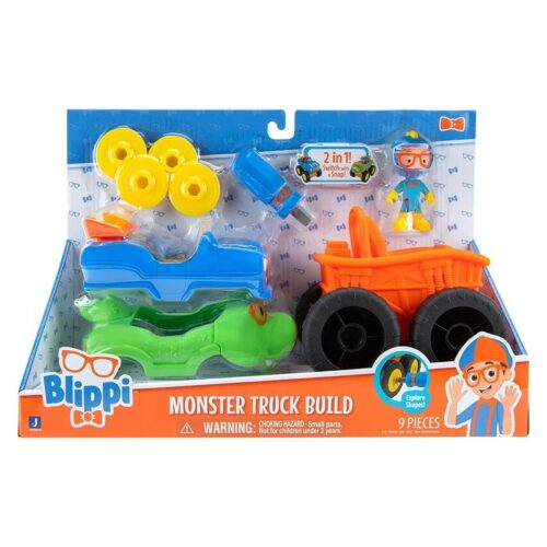 Blippi pack figura y monster truck construible 2 en 1 de Toy Partner