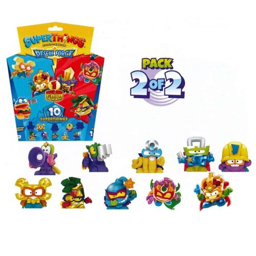 Superzings blister de 10 figuras 2/2 rescue force serie 10