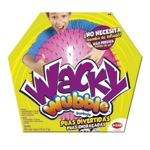 Wacky Wubble Rosa de 50 cm bola de burbuja con divertidas púas