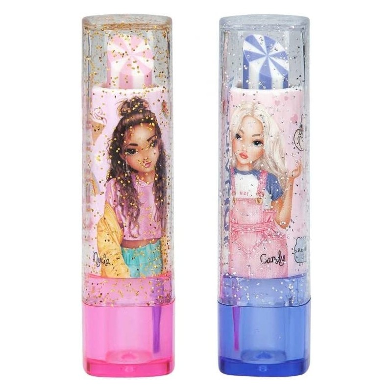 Borrador de lápiz labial Top Model ediciones Nyela y Candy