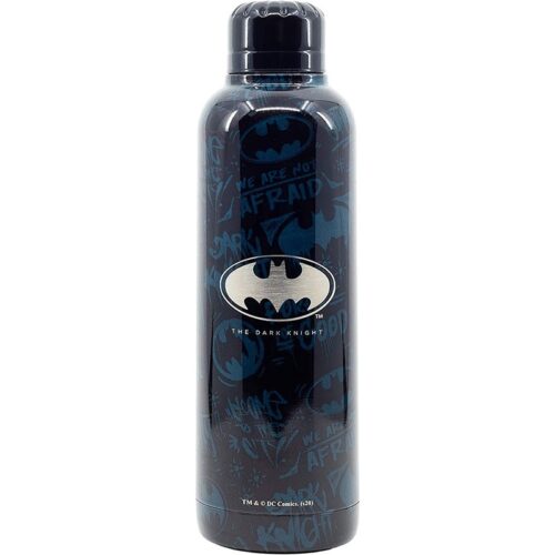 Botella termo de acero inoxidable con simbolo de Batman de 515 ml