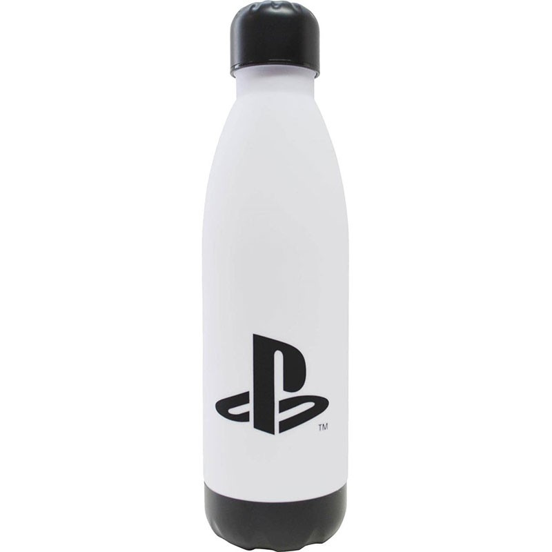 Botella cantimplora de plástico Playstation con tacto suave de 650 ml