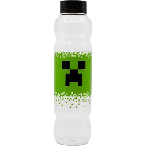 Botella Minecraft reutilizable con creeper de 1200 ml hecha de tritan