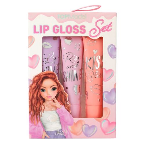 Set Top Model con 3 tubos de brillos de labios Beauty and Me 12328