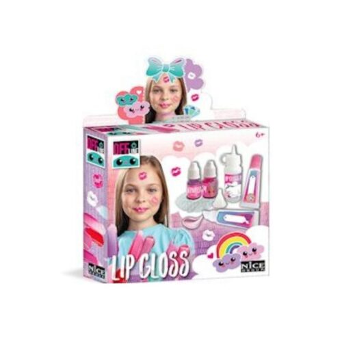Brillo de labios gloss Nice Group con accesorios incluidos