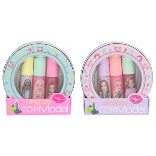 Top Model Brillo de labios de tamaño mini con aromas en dos modelos