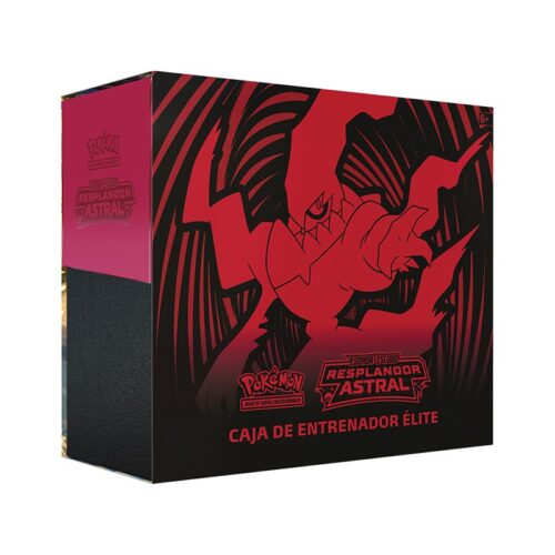 Caja de entrenador élite de Darkrai de JCC Pokémon Resplandor Astral