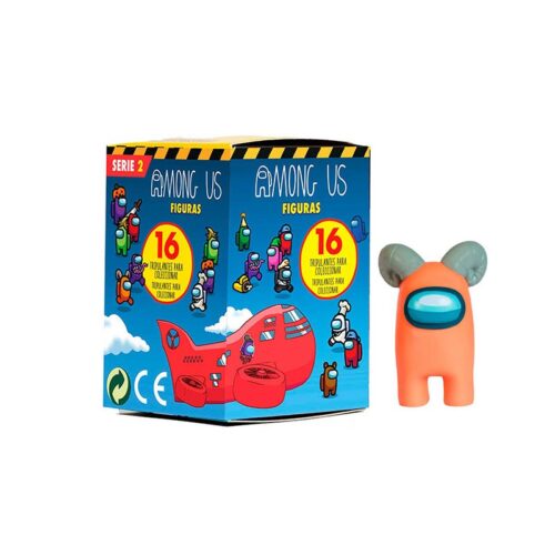 Among Us Caja con 1 tripulante sorpresa coleccioniable de la serie 2