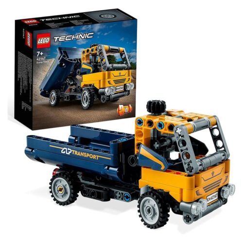 Lego Technic 42147 Set de camíon de transporte y excavadora 2en1