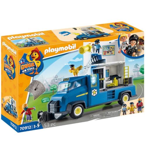 Playmobil Duck on call 70912 set de camión de policía con 3 figuras