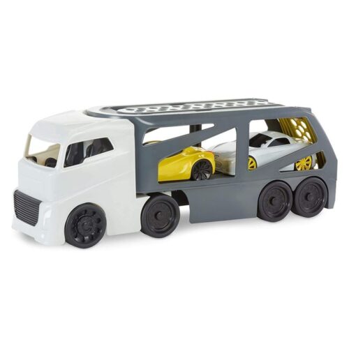 Camión portacoches con remolque desmontable y rampa de Little Tikes