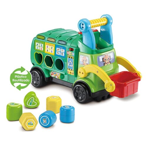 Correpasillos Camión de Reciclaje con Actividades Educativas de Vtech