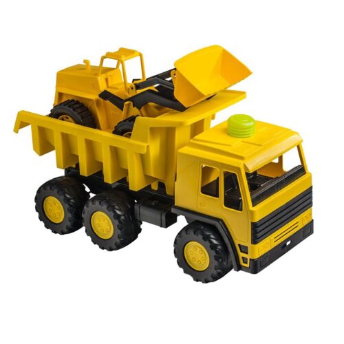 Camion volquete y excavadora Michigan