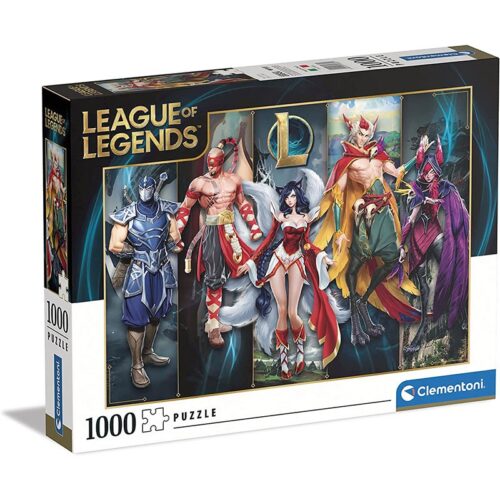 Puzzle de 1000 piezas de League of Legends con campeones de Jonia