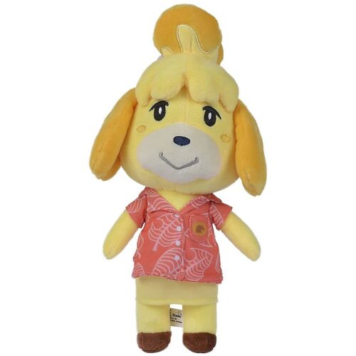 Peluche blandito de la perrita Canela de Animal Crossing de 25 cm