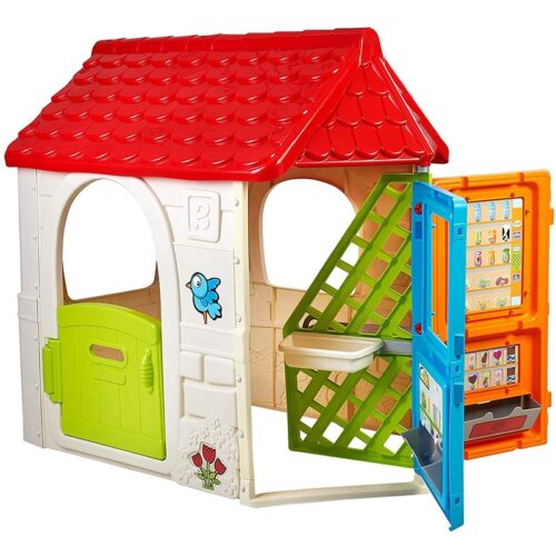 Casa infantil FEBER Giro House con puerta giratoria y 6 zonas de juego