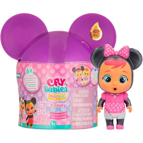 Casita Bebés Llorones serie Disney con mini muñeco y 8 accesorios