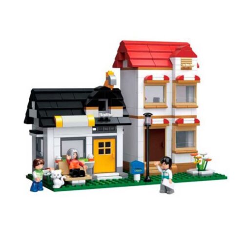 Sluban set ciudad con casas construibles y 431 bloques de construcción