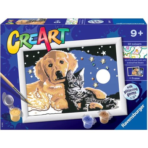 CreArt cielo estrellado juego creativo para niños con pintura y pincel