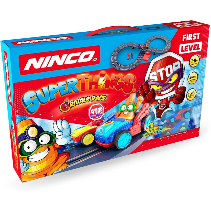 Circuito de carreras Superthings Rivals Race para competir en pista