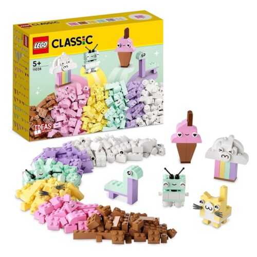 Lego Classic 11028 Set creativo con ladrillos de colores pastel