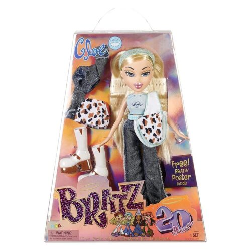 Muñeca Cloe de Bratz edición especial 20 años con póster y set de ropa