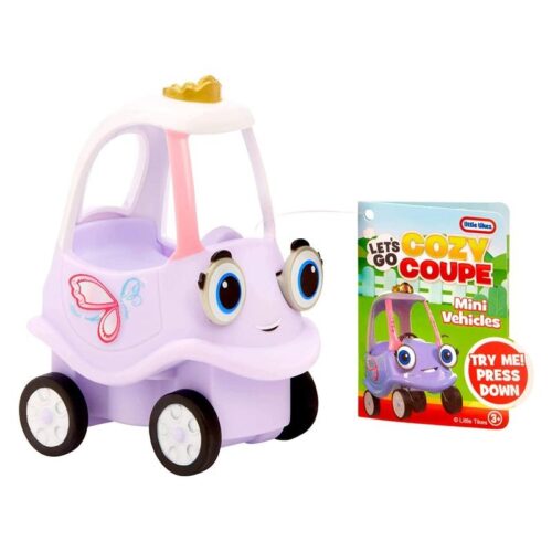 Cochecito de hadas rosa con corona Go Cozy Coupe de Little Tikes
