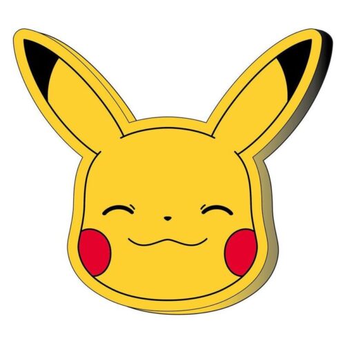 Cojin 3D de Pokemon Pikachu personaje de tacto suave de 35 cm