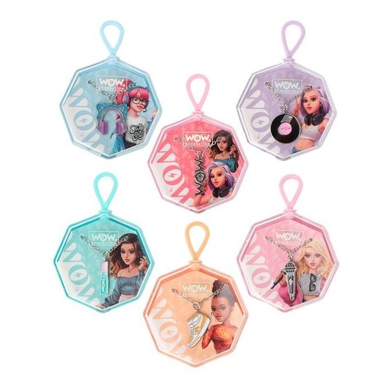 Colección de collares con encanto de wow generation en varios colores