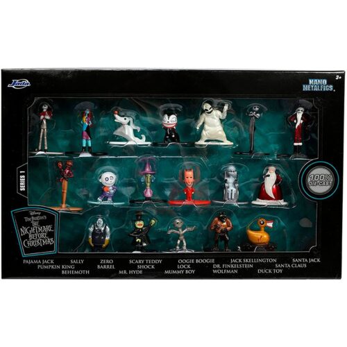 Colección de 18 mini figuras metálicas de Pesadilla antes de Navidad