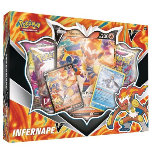 Colección premium Infernape V con cartas promocionales de Pokémon JCC