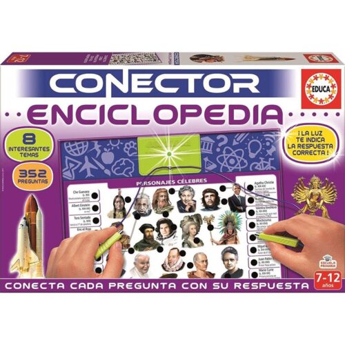 Conector Enciclopedia juego para niños con preguntas y boli interactivo