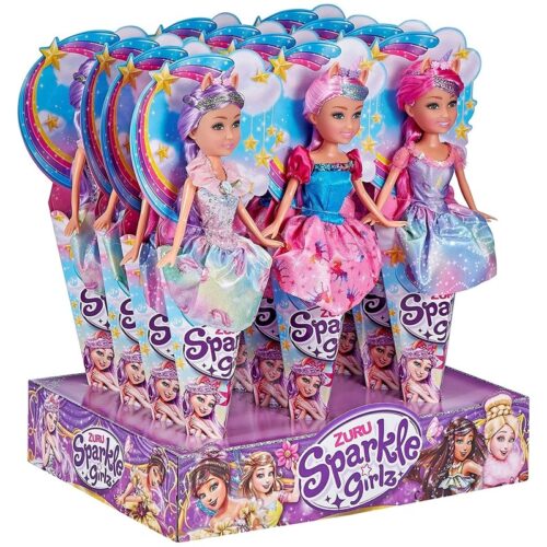 Cucurucho Unicornio Princesa Sparkle Girlz 3 modelos diferentes