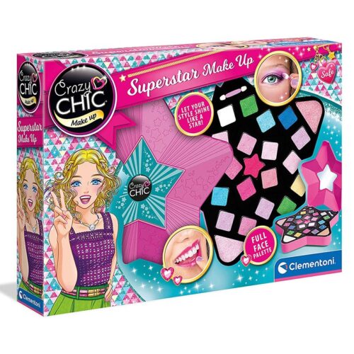 Crazy Chic Super Estrella Maquillaje de Clementoni
