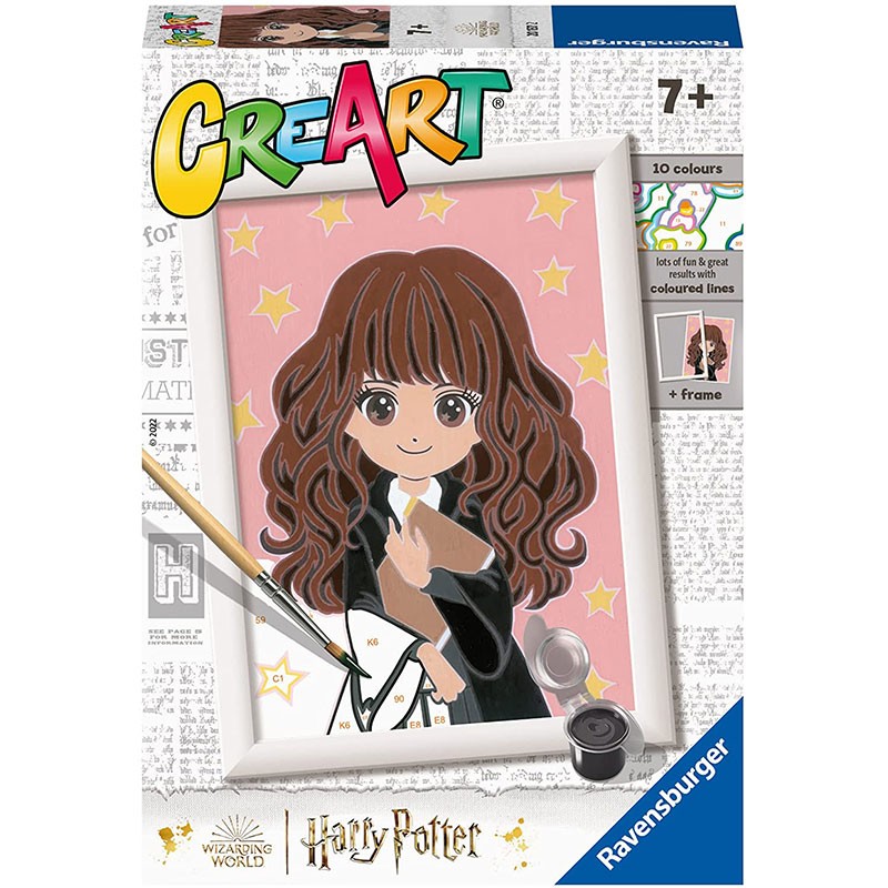 CreArt Hermione Granger de Harry Potter kit de pinturas con pincel