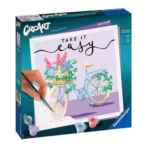 CreArt Take it Easy kit de pintura de la colección Trend Cuadrados