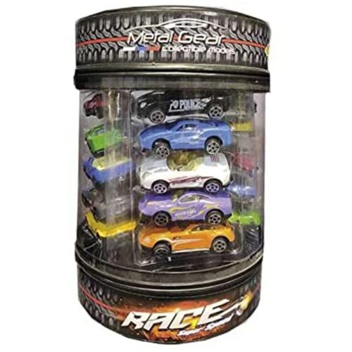 Cubo Race con 25 coches de metal a escala 1:64 para coleccionar